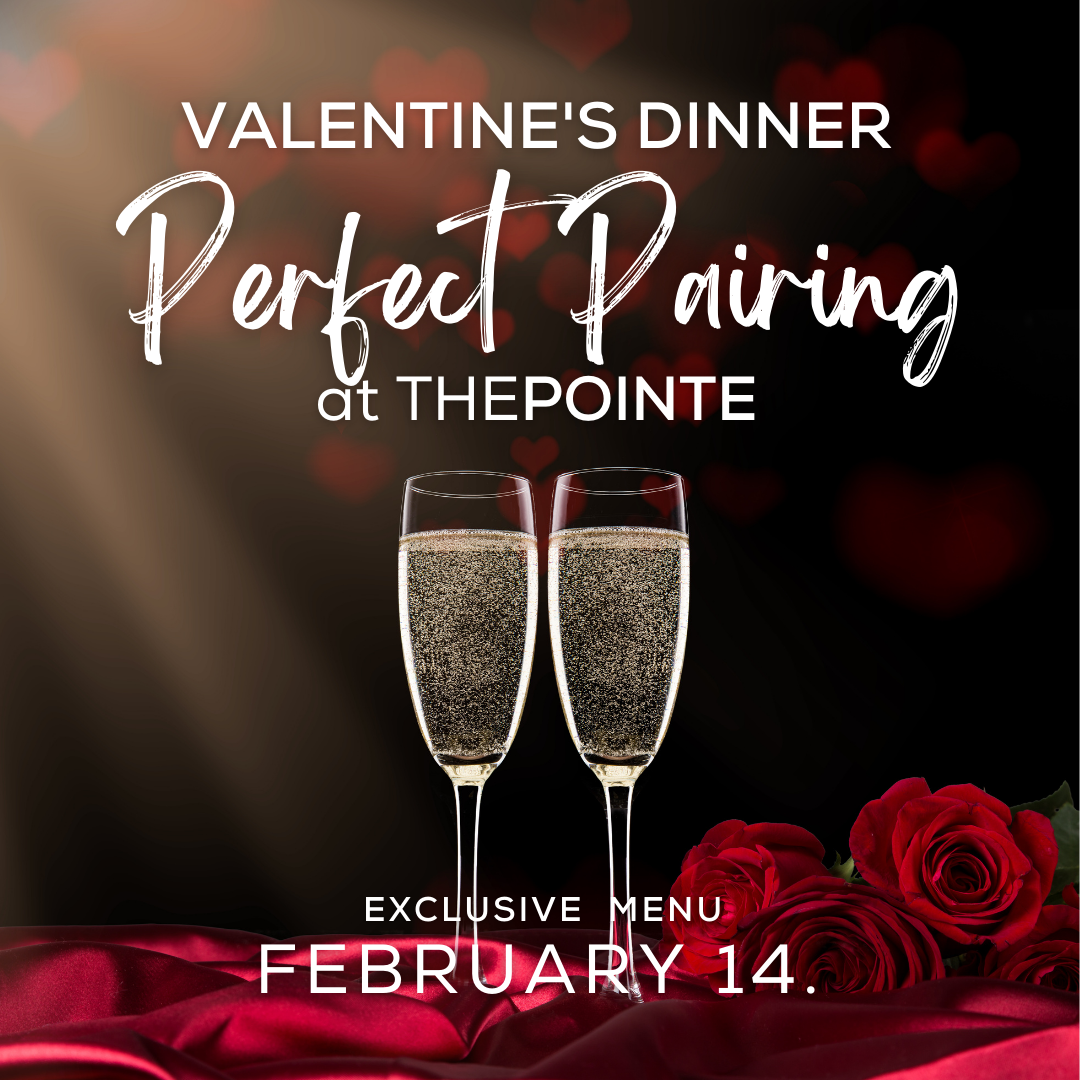 valentine diner with champagne 